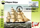 Dr Jim Stamps Maximum Card Clipper Ship Forever Fdc