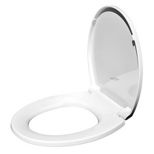 Round Toilet Seat  Noiseless Toilet Cover Seat and Toilet Lids - Durable Pla...