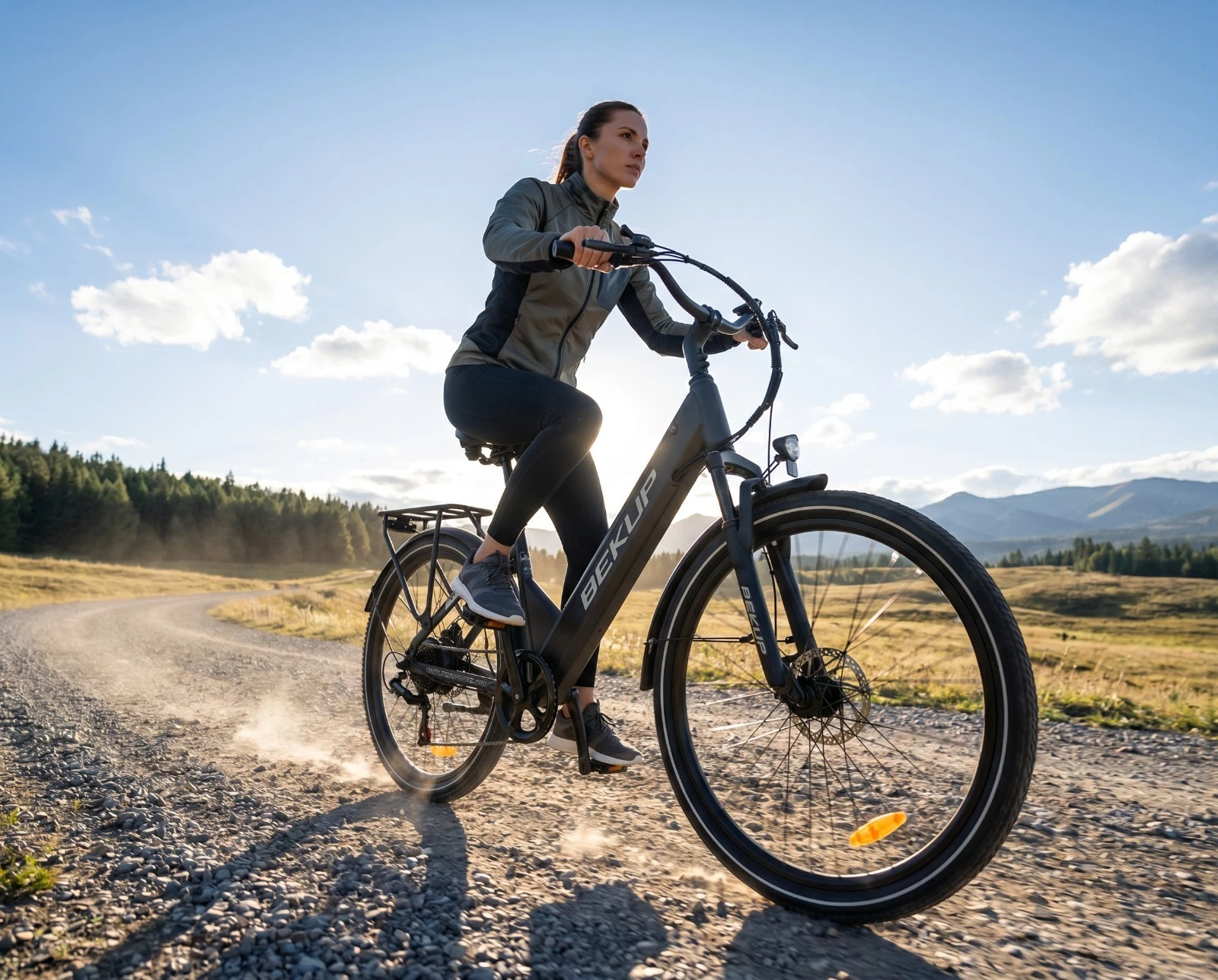 BEKUP V1 26" All-Terrain Tires 36V 14.5Ah Mountain Bike E-City Bike 7 Speed - Picture 18 of 18