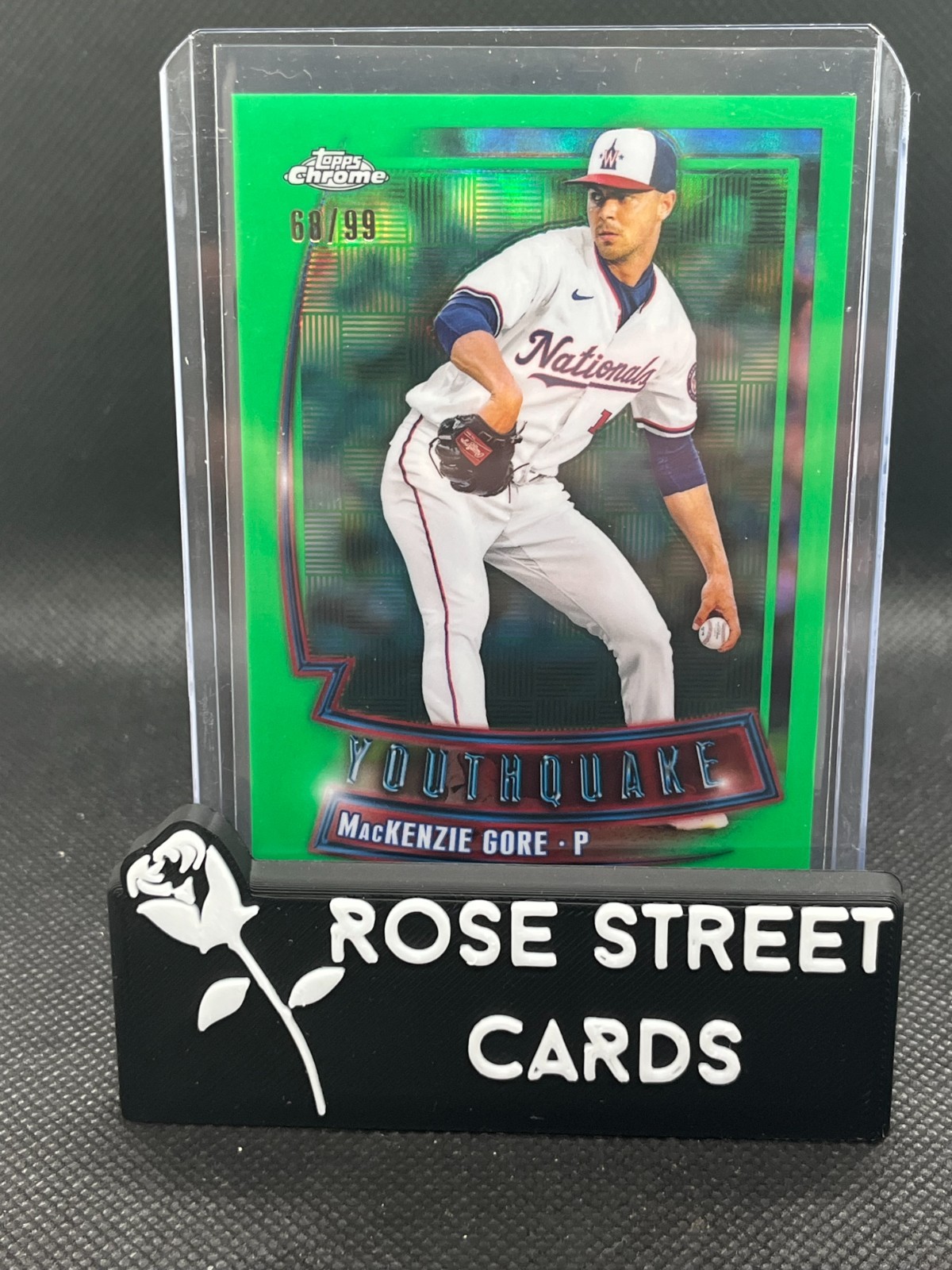 2023 Topps Chrome - Youthquake Mackenzie Gore #YQ-16 Green Refractor 68/99