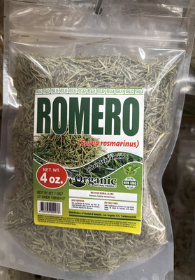 Romero, Rosemary, Rosmarinus officinalis, Hierba de Romero | 4oz Bag