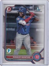 2022 Bowman 1st Edition #BPPF-124 Ronnier Quintero Chicago Cubs