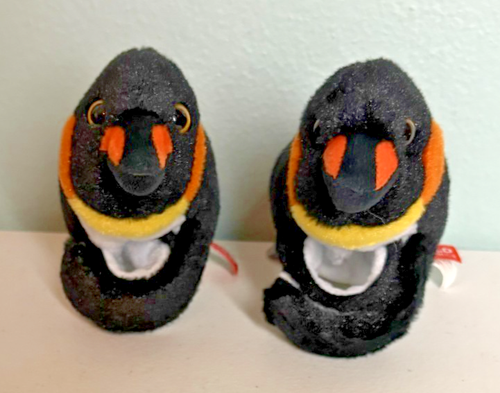 Wild Republic Pair of Penguin Snap Bracelets Wearable Stuffed Animals 8" - Picture 2 of 6
