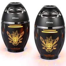 Gifts for Men Women, Bluetooth Speakers Outdoor with Flame Lights, Birthday G...