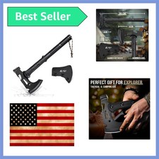 Hatchet Axe with Sheath, Multi-Functional Tactical Tomahawk