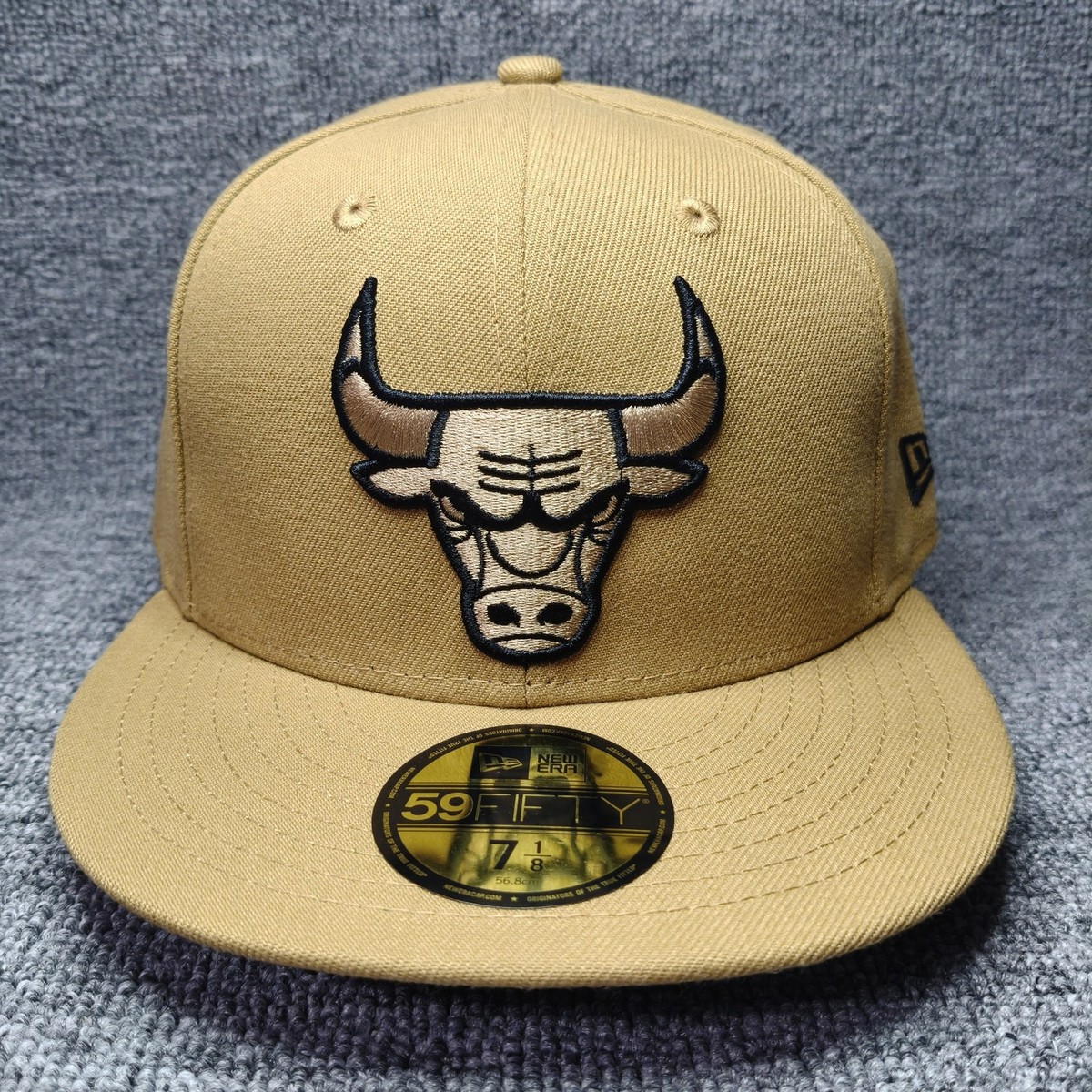 New Era Chicago Bulls NBA 59FIFTY Fitted Tan Hat