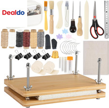 50 Pcs Book Binding Kits for Beginners - Complete DIY Kit with Tools  Instructi
