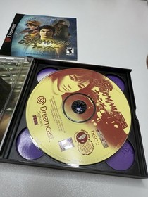 Shenmue Sega Dreamcast Incomplete Missing Disc 1 Manual Included