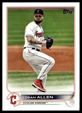 2022 Topps Logan Allen Cleveland Guardians #604