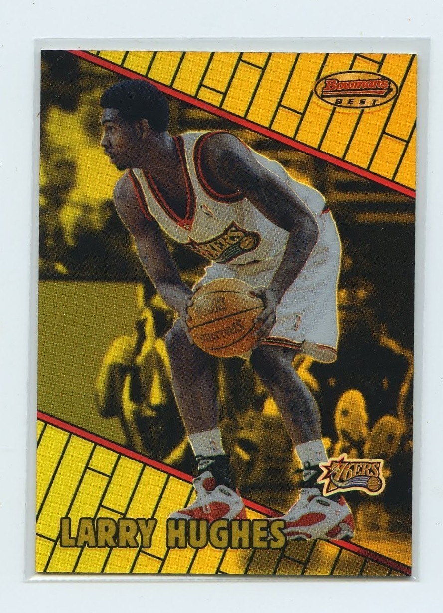 1999-00 Larry Hughes Bowmans Best Refractor #d 081/400 Sixers