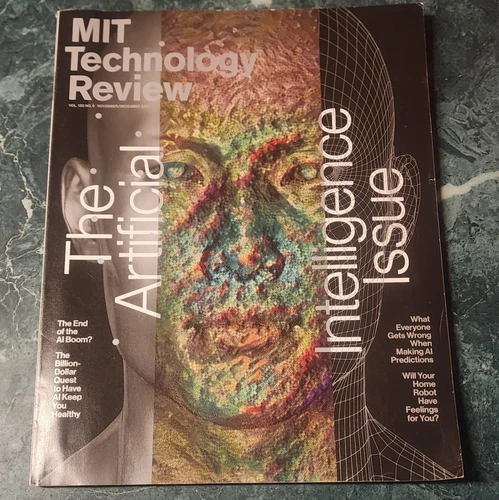 MIT Technology Review Magazine Nov/Dec 2017 The AI Issue • Rare Tech History VG+