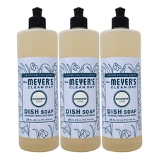 3-Pack Mrs. Meyer's Clean Day Liquid Dish Soap, Snowdrop, 16 Fl Oz (472ml)