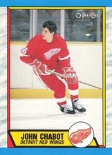 John Chabot 1989-90 O-Pee-Chee #225 Detroit Red Wings
