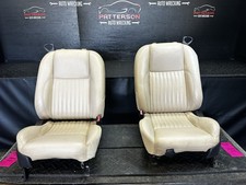 02-05 Ford Thunderbird Pair Of 6 Way Power Front Seats Light Oak Bg