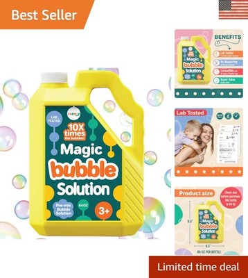 Economical 64 oz Giant Bubble Solution - Perfect for Parties & Playdates