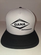 Vintage Dana Motorsports Trucker Foam Snapback Hat Car Parts Racing 
