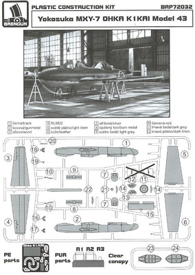 Brengun Models 1/72 OHKA MXY-7-K1 KAI Two-Seat Kamikaze Trainer | eBay