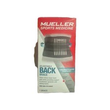 Mueller Sports Medicine Adjustable Back Brace One Size  BRAND NEW IN BOX  