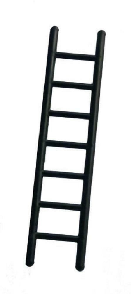 Dolls House Black Straight Step Ladder 120mm Miniature Garden Accessory