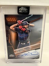 2026 Topps Chrome Black Vladimir Guerrero Jr Orange Refractor  Auto 23/25