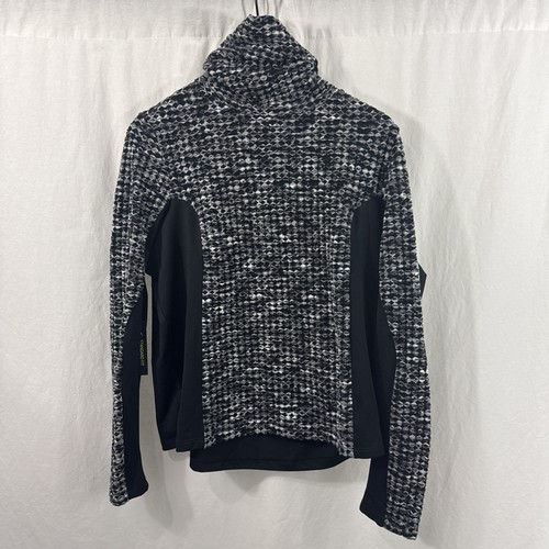 Nike Pro Hyperwarm Donna Taglia 1 X Nero Collo ad Imbuto Sportivo Manica Lunga Nuove con etichette - Foto 3 di 13