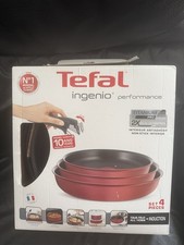 Tefal Ingenio Performance set 4 pièces antiadhésif induction rouge