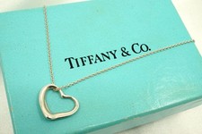 Tiffany & Co Open Heart Anhänger Herz Elsa Peretti SV925 Silber 5809j