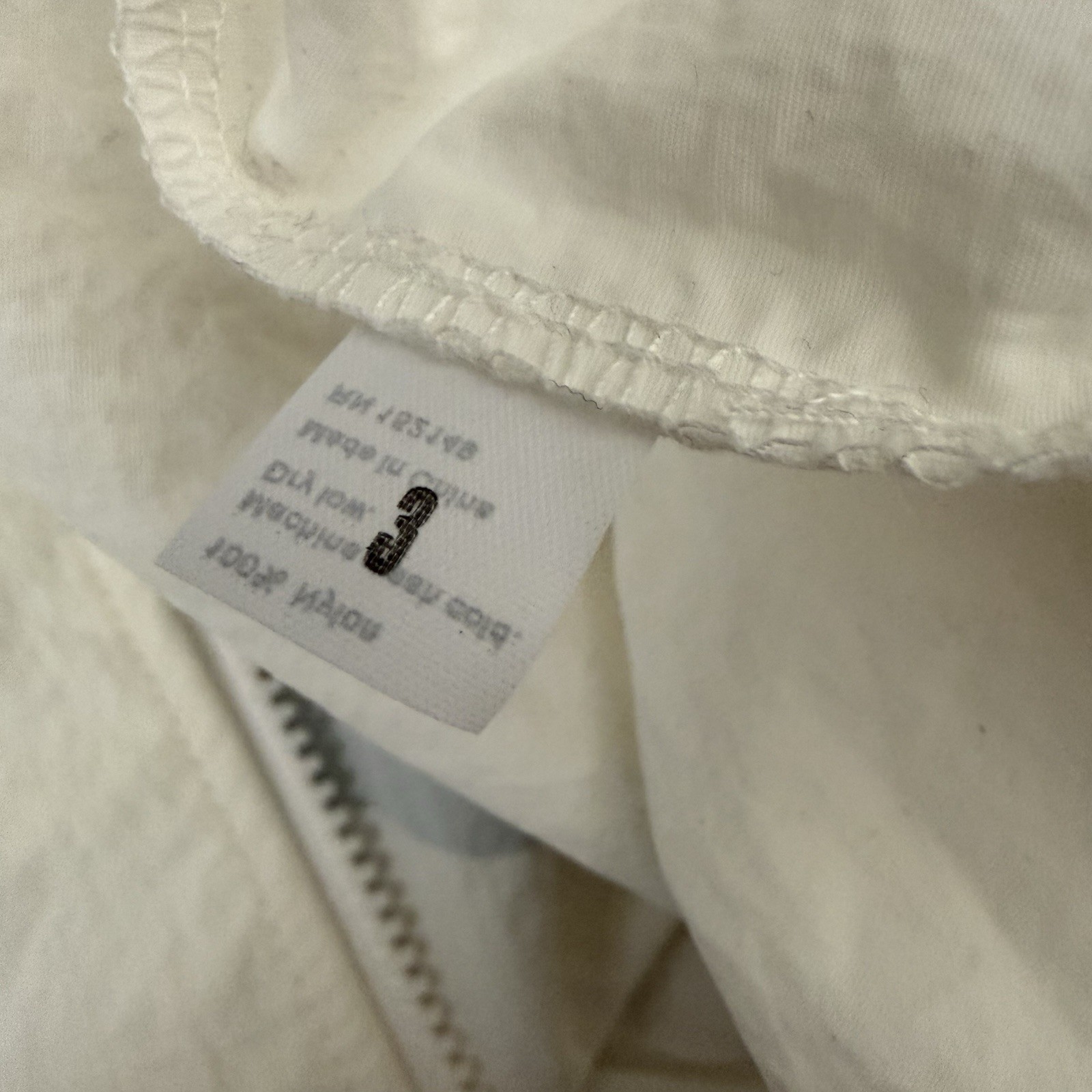 Yeezy Windbreaker Jacket White Full Zip thumbnail 15