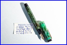 PARKER DUOFOLD Junior Streamline Füller in Jade Grün mit EF 14K Gold Feder