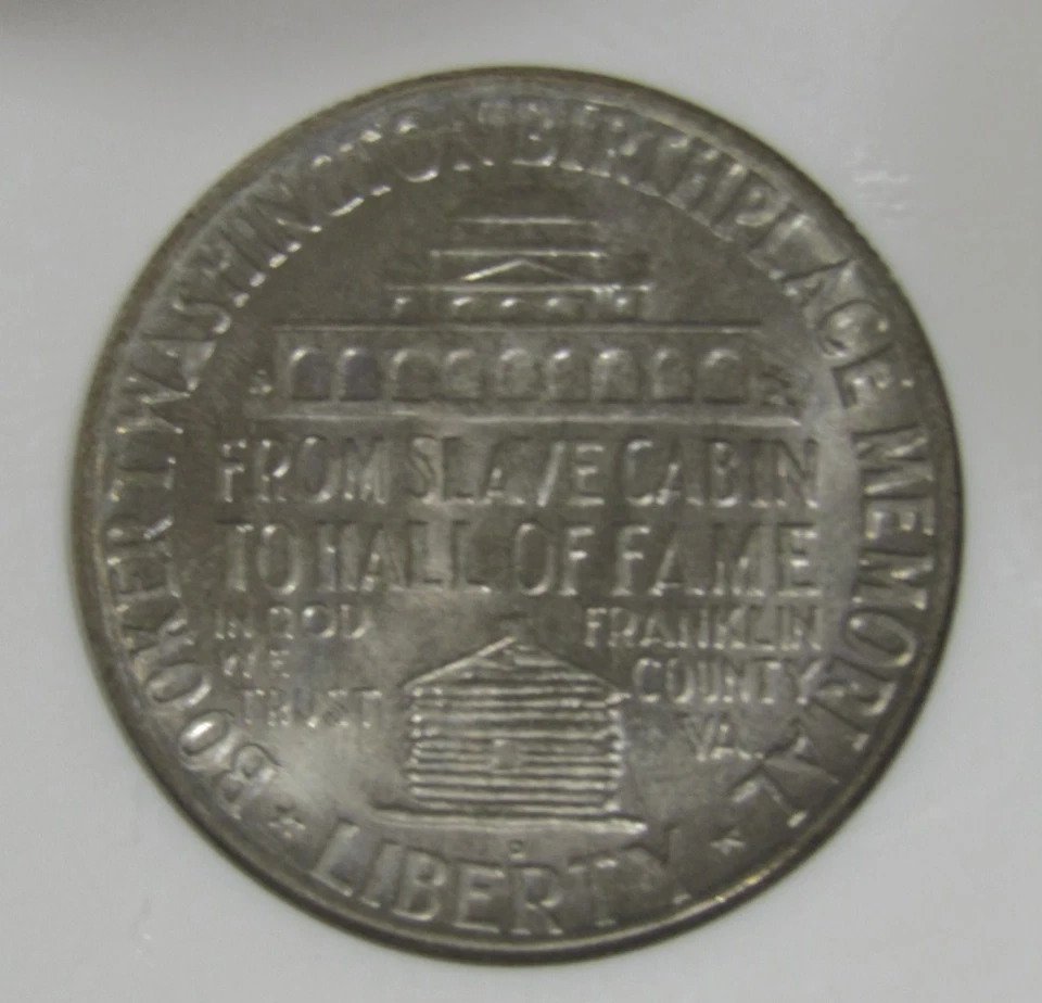 1946-D  U.S. COIN...B.T. WASHINGTON 50 CENTS..NGC MS-64..NICELY  TONED COIN - Image 4 of 4