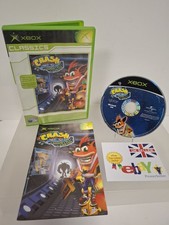 CRASH BANDICOOT THE WRATH OF CORTEX ORIGINAL XBOX GAME & MANUAL CLEAN DISC
