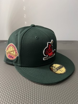 St Louis Cardinals Hat Club Green Eggs & Ham  1964 WS Pink UV 59FIFTY Size 7 3/8