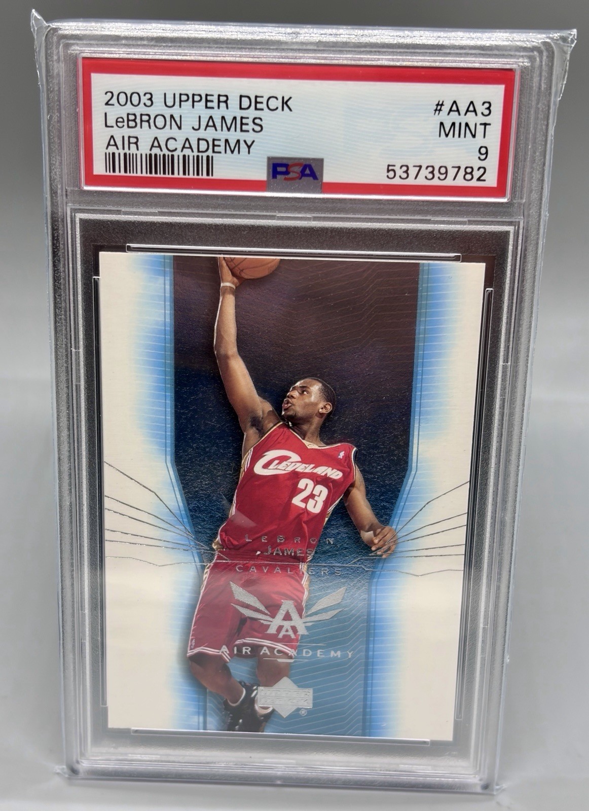 2003-04 Upper Deck Air Academy LeBron James #AA3 PSA 9 MINT Rookie RC