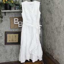 charter Club Womens Cotton Eyelet Flounce Wra...