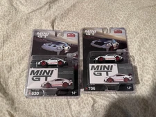 Mini GT Porsche 911 GT3 RS Pyro Red Diecast 1:64 TSM Model 630 and 706