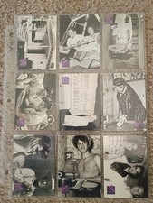 Lot de 9 cartes à collectionner collection Elvis 25A 1992
