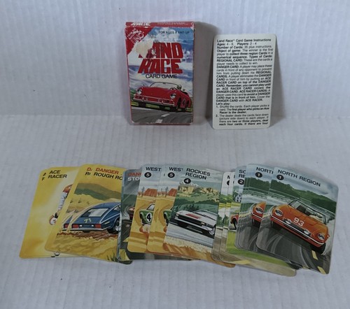 UNO Land Race - VINTAGE 1983 Card Game - International Games - COMPLETE SET - Bild 1 von 8
