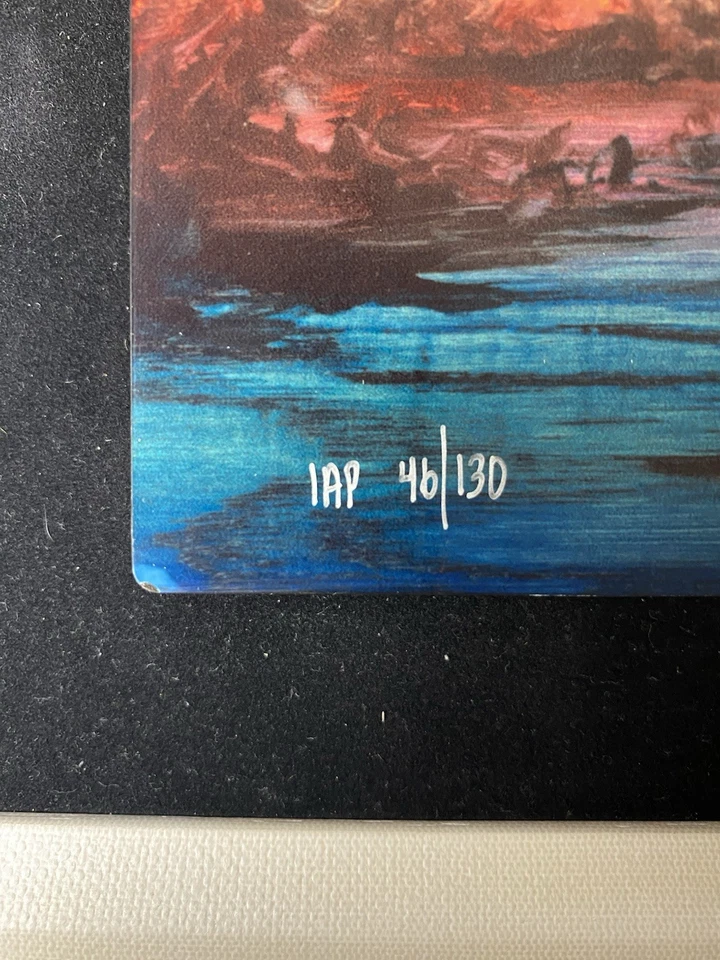 Мэтт Байерр подписанный художник доказательство IAP кальдограф «От заката до рассвета» Ltd издание в рамке - Изображение 3 из 4