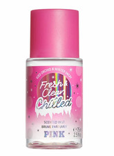 VICTORIA'S SECRET PINK FRESH  CLEAN CHILLED FRAGRANCE BODY MIST SPRAY 2.5 oz