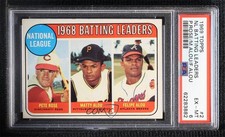 1969 Topps League Leaders Pete Rose Felipe Alou Matty Alou #2 PSA 6 0nr3