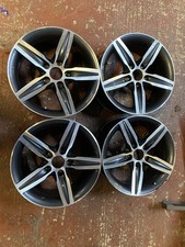 4 X BMW 6850151 Genuine 1 Series 3 Series 17” Alloy Wheels 7.5j 5x120
