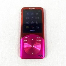 Sony NW-S754 8GB Walkman Red Digital MP3 Player Used Japan