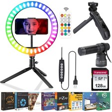 Genuine Canon Stereo Mic Remote Tripod Grip Bundle Canon R RP R3 R5 R6 R7 R10