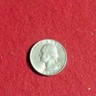1946-P  Washington Silver Quarter  Looks BU    ct2
