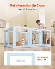 New Dog Whelping Box, 76x49x30 in Plastic Dog Whelping Pen New Large Sized Dog
