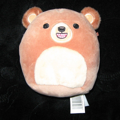 Squishmallows small plush toy Stokely the Bear