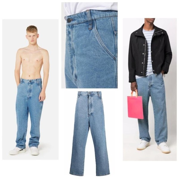 Herren AMI Jeans Blau Denim 31 / M / 44