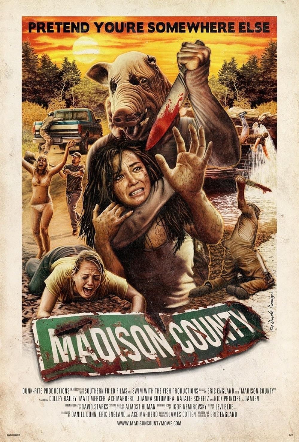MADISON COUNTY (USA 2011) Horror Thriller Unrated Version DVD aus Sammlung 