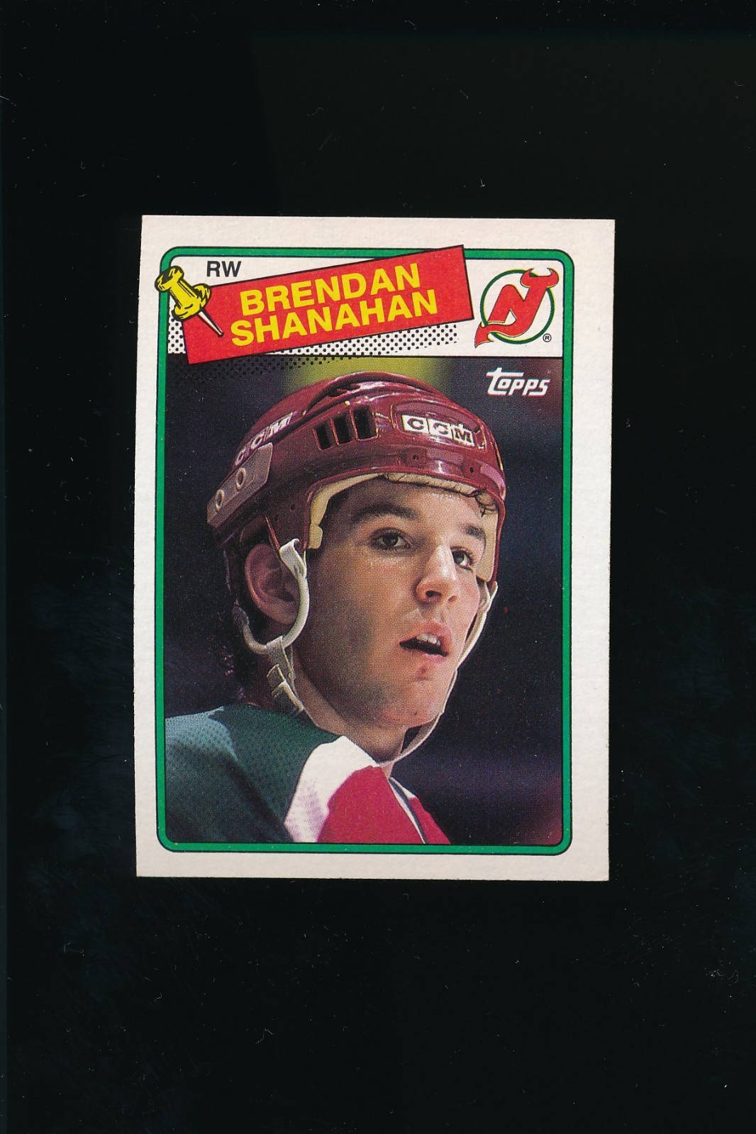 1988 Topps Hockey #122 Brendan Shanahan New Jersey Devils HOF RC EX