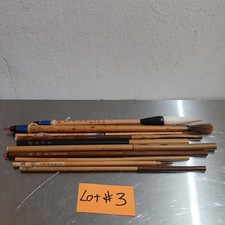 Lot #3 10 Vintage Chinese Calligraphy  Brushes  Asian Japanese Paint Art Brush